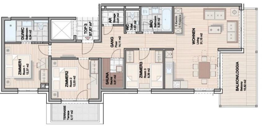 Apartman Fuerth Kaprun Exterior photo
